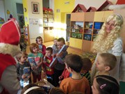 Mikuláš, čert a anděl ve školce